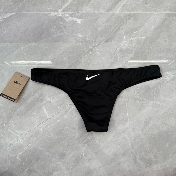 Women’s Nike Swim Ribbed Midkini Bandeau 2 Piece Bikini Swimsuit XL - Picture 7 of 15